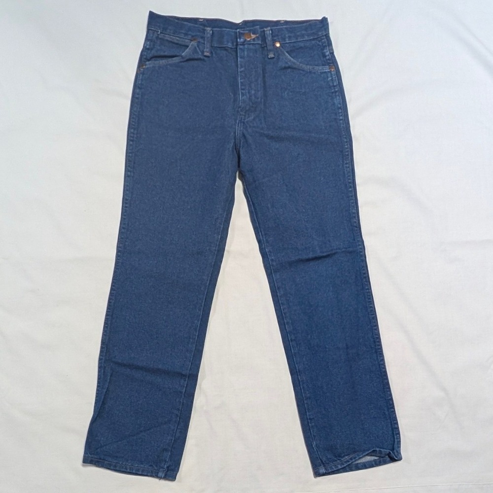 Wrangler 936PWD Cowboy Cut Slim Fit Jeans Indigo Blue 32x30 Men's Denim